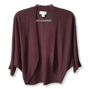 90s Y2K Brown Women Crop Cardigan Sweater S Goblincore Twee Sally Owens Retro